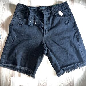 Wild Fable Womans Sz 8 $9.00 Black Frayed Jean Shorts NWT
